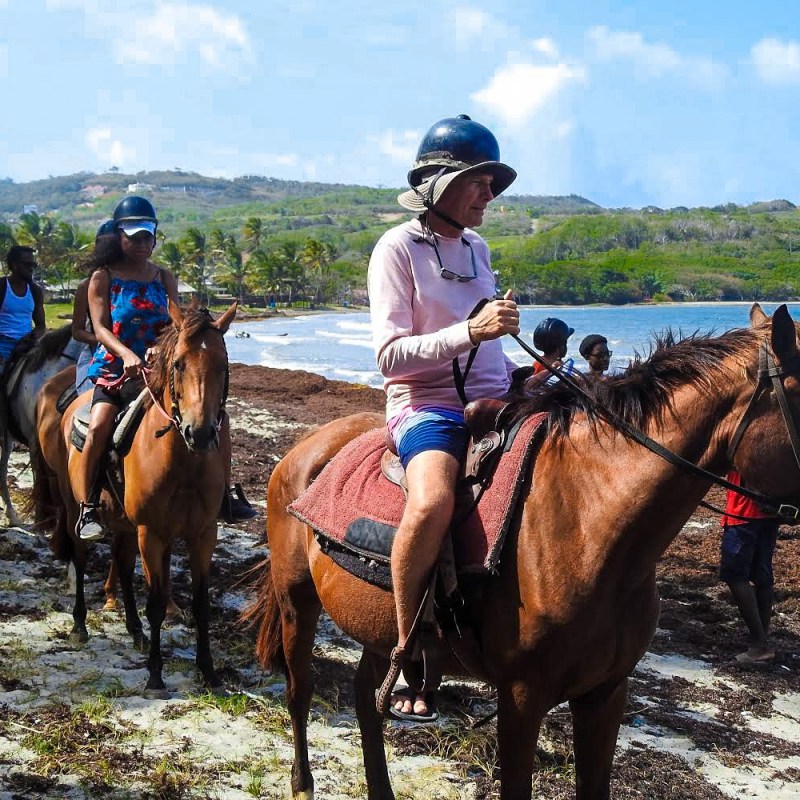 Horse back riding Cap estate
